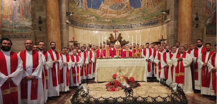 Grupos de padre peregrinos do Pontifício Colégio Pio Brasileiro - Roma